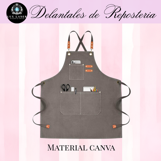 Delantal Canva