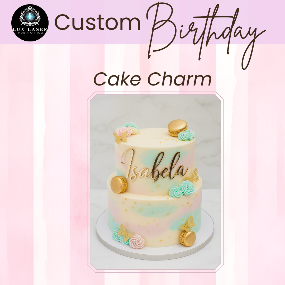 Custom Birthday Cake Charm
