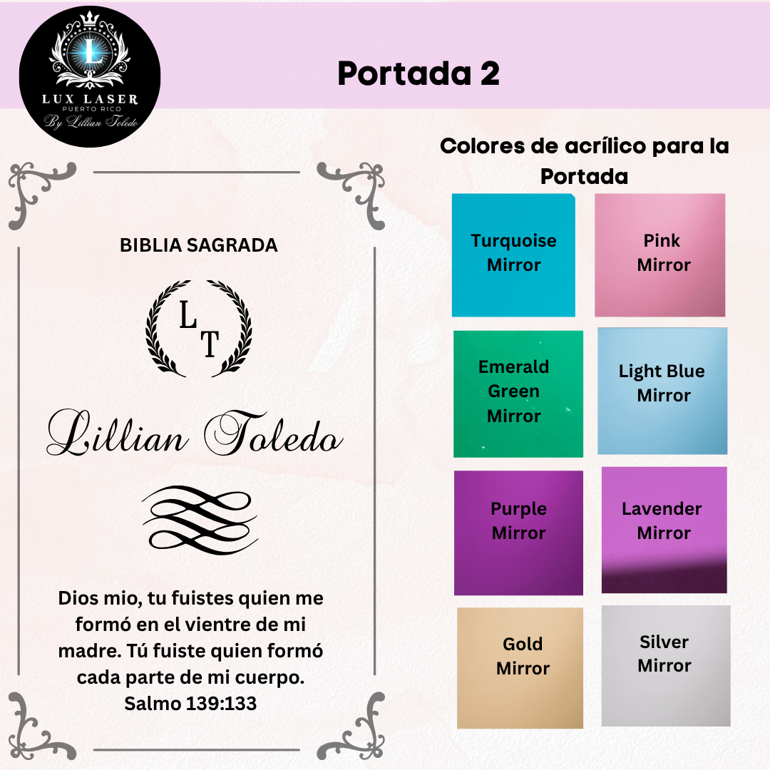 BIBLIA PERSONALIZADA- OFERTA ECONOMY
