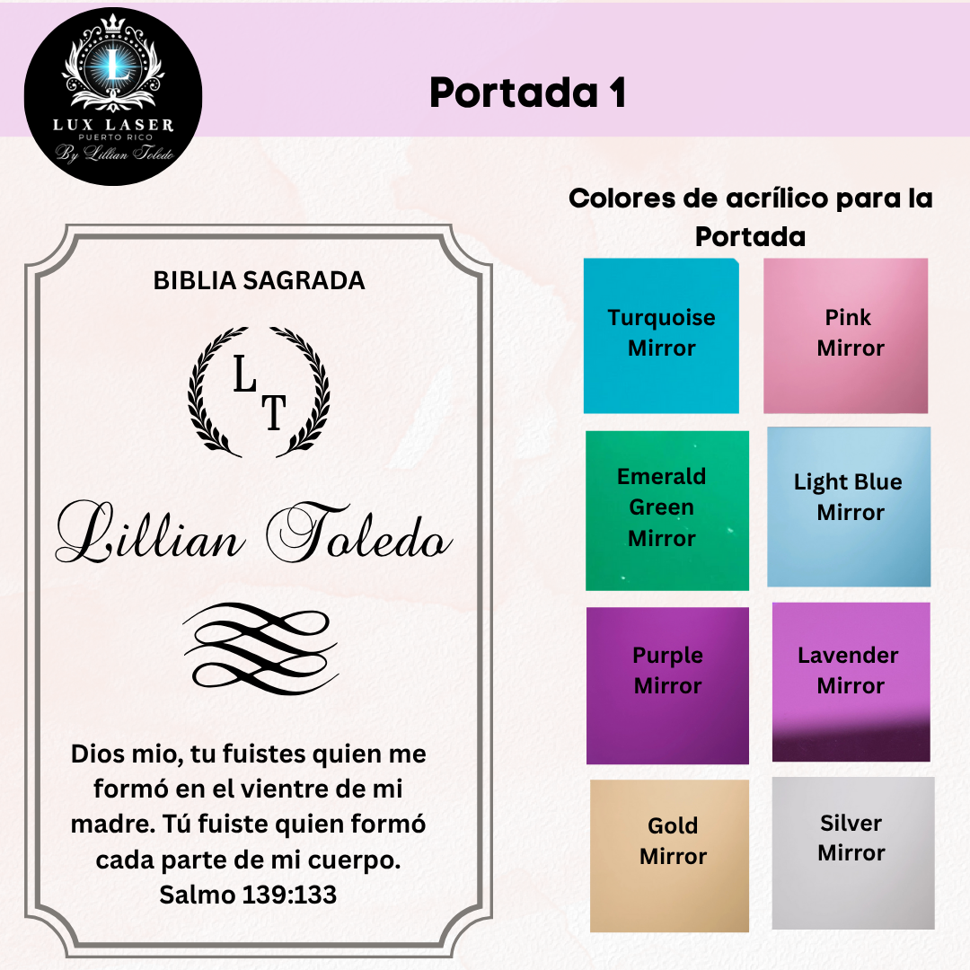 BIBLIA PERSONALIZADA- OFERTA ECONOMY