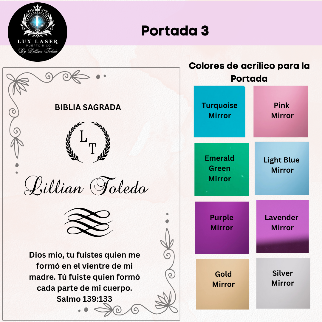 BIBLIA PERSONALIZADA- OFERTA ECONOMY