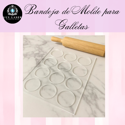 Bandeja de Molde para 12 Galletas
